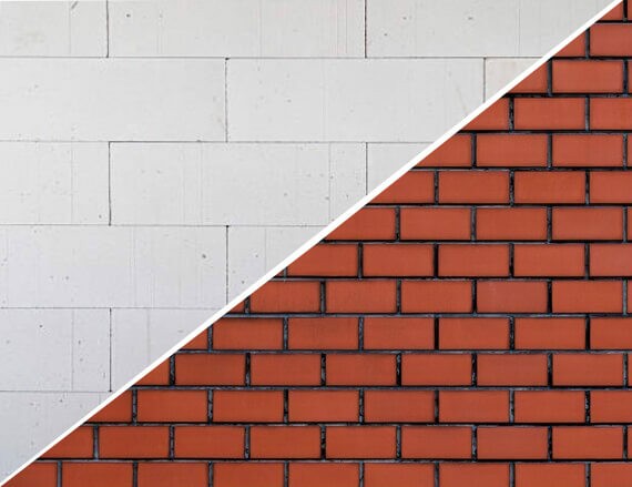AAC Blocks vs Red Bricks